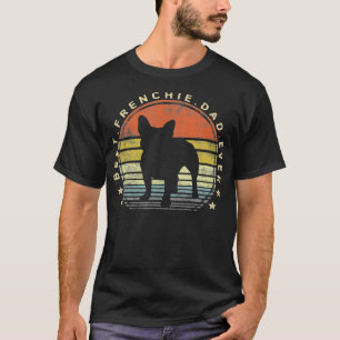 T-shirt Meilleur Frenchie Papa Jamais Papa French Buldog