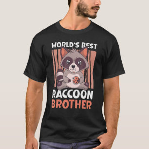 T-shirt Meilleur Frère Raccoon du monde avec un Raccoon