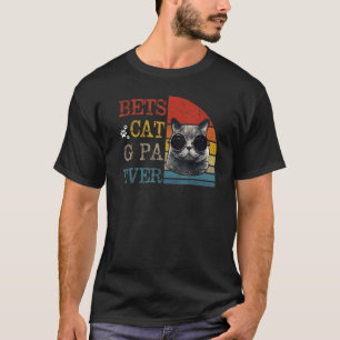 T-shirt Meilleur G Pa de chat vintage pour hommes G Pa d
