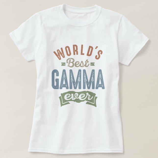 T-shirt Meilleur Gamma (Design devant)