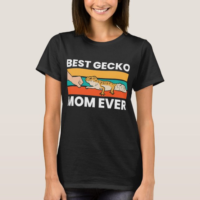 T-shirt Meilleur Gecko Maman Jamais Drôle Leopard Gecko Ma (Devant)