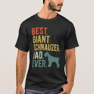 T-shirt Meilleur Giant Schnauzer Papa Ever Chien Daddy Pèr