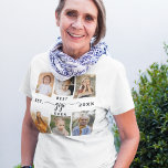 T-shirt Meilleur GiGi Ever - Collage photo pour petits enf<br><div class="desc">Célébrez le "Meilleur GiGi Ever" avec ce T-Shirt personnalisé Collage de photos pour petits-enfants. Ce cadeau plein de coeur comprend un collage magnifiquement arrangé de photos chères capturant des moments spéciaux, complété par un message d'amour. Fabriqué en tissu doux et durable, il offre à la fois confort et style. Le...</div>