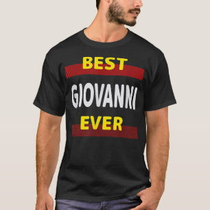 T-shirt Meilleur Giovanni Ever Amis Nom Buddy Pseudo Par