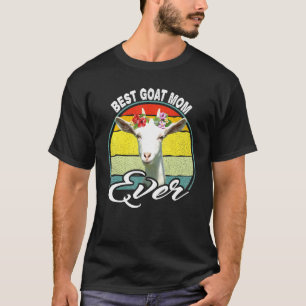 T-shirt Meilleur goat Maman Ever Retro Vintage Goat Maman