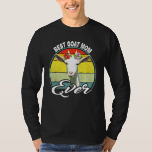 T-shirt Meilleur goat Maman Ever Retro Vintage Goat Maman 
