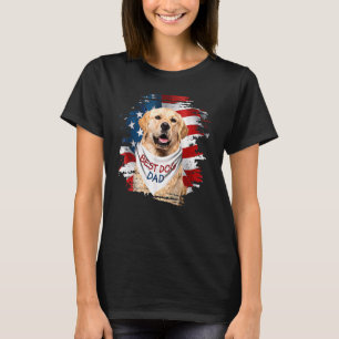T-shirt Meilleur Golden Retriever Chien Papa mignon Usa Dr