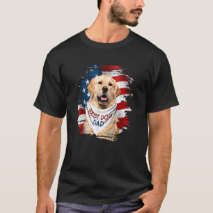 T-shirt Meilleur Golden Retriever Chien Papa mignon Usa Dr