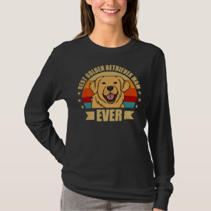 T-shirt Meilleur Golden Retriever Maman Jamais maman chien