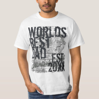 T-shirt Meilleur Graffitti Texte 2014 du monde pour papa G