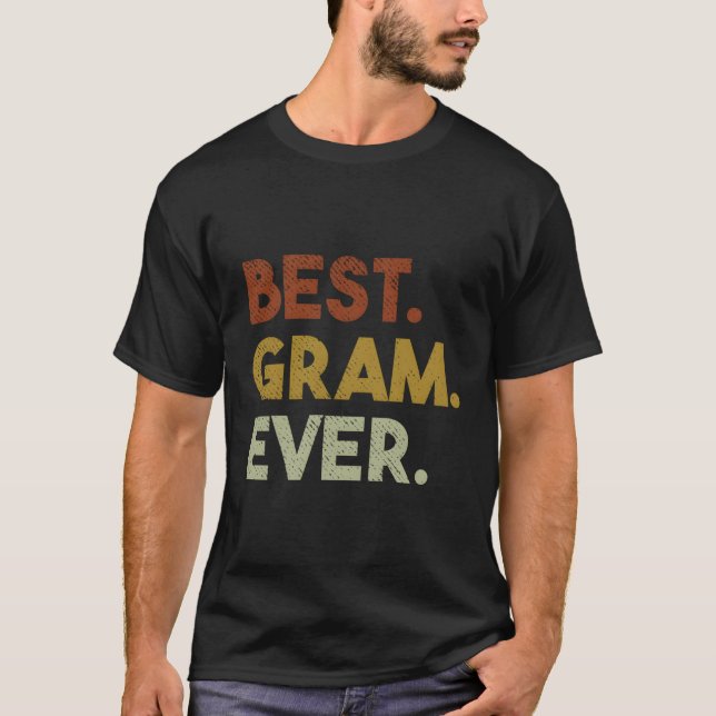 T-shirt Meilleur Gram Jamais Pour La Fête Des Mères De Gra (Devant)