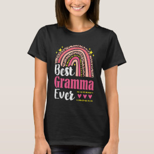 T-shirt Meilleur Gramma jamais Rainbow Leopard Mères Jour