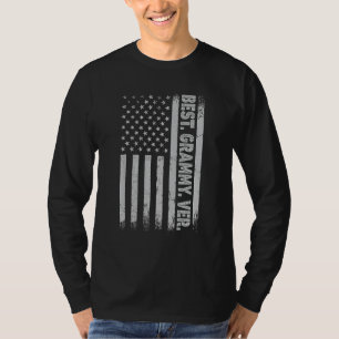 T-shirt Meilleur Grammy jamais l'Amérique Drapeau pour hom