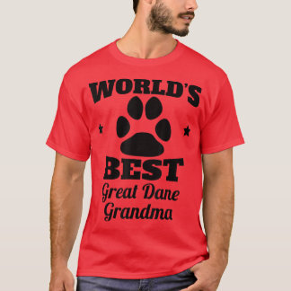 T-shirt Meilleur grand Amoureux des chiens de grand-mère a