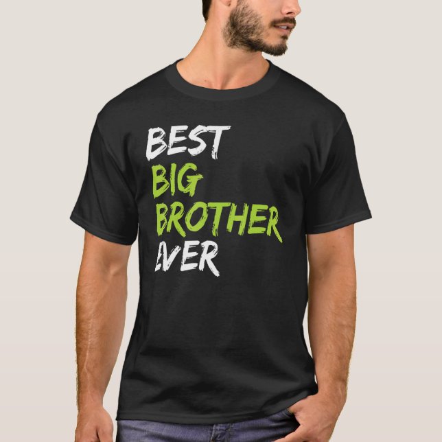 T-shirt Meilleur Grand Frère (Devant)