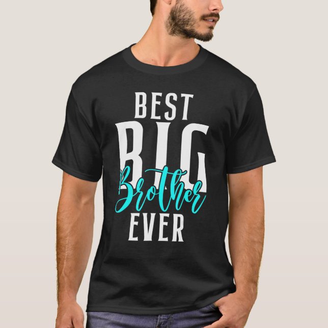T-shirt Meilleur Grand Frère (Devant)
