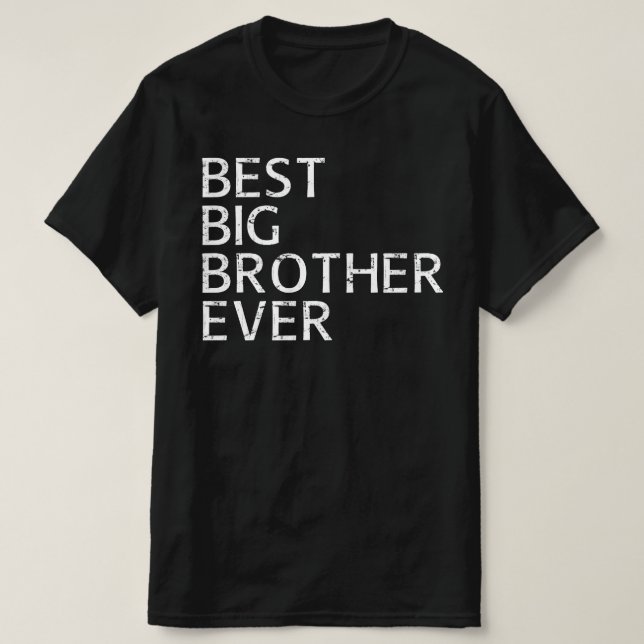 T-shirt meilleur grand frère (Design devant)