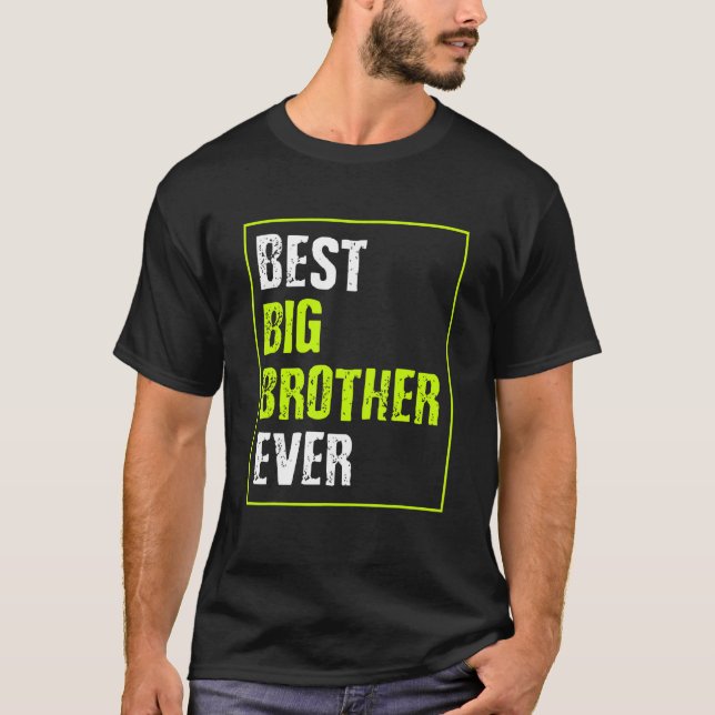 T-shirt Meilleur Grand Frère (Devant)