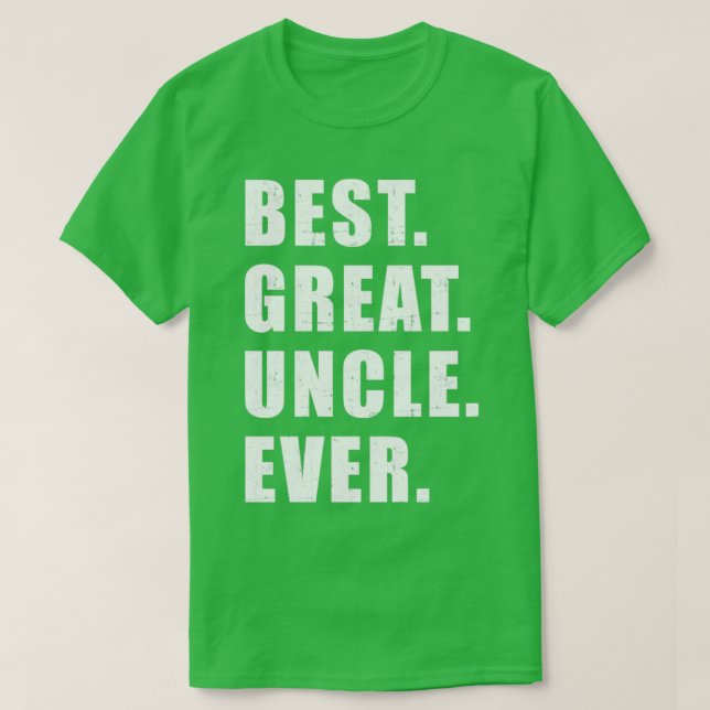 T-shirt Meilleur grand oncle (Design devant)