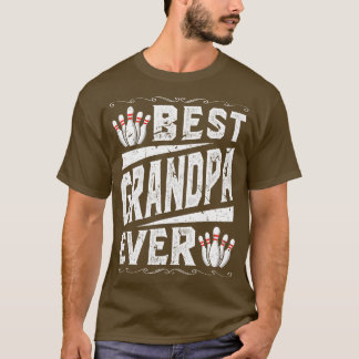 T-shirt Meilleur grand-père Bowling