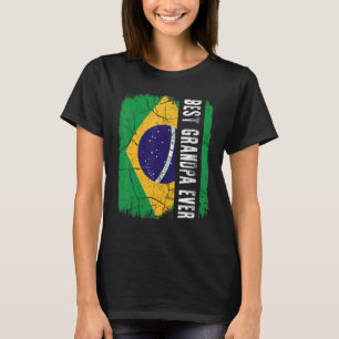 T-shirt Meilleur grand-père brésilien jamais Brésil Drapea