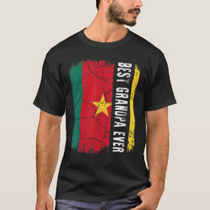 T-shirt Meilleur grand-père camerounais Jamais Cameroun Dr