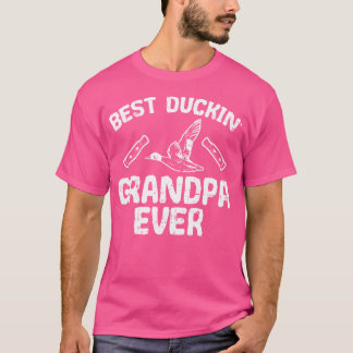 T-shirt Meilleur grand-père canard Chasse au canard Chasse