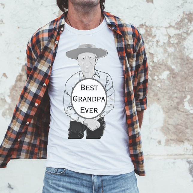 T-shirt Meilleur Grand-Père Ever  (Créateur téléchargé)