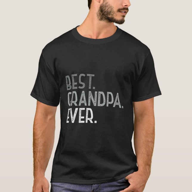 T-shirt Meilleur Grand-Père Jamais De Grand-Enfants Grand- (Devant)