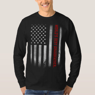 T-shirt Meilleur grand-père masculin au monde Fête des pèr