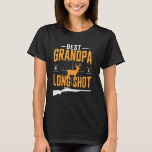 T-shirt Meilleur grand-père Papa Buck Deer Hunter Grand-pè