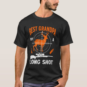 T-shirt Meilleur Grand-Père Papa Cerf Buck Chasseur Grand-