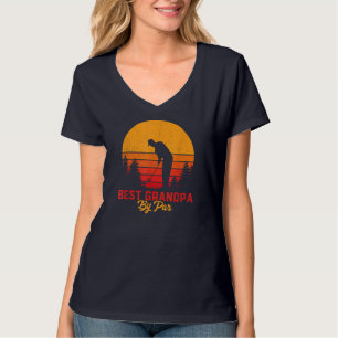 T-shirt Meilleur Grand-Père Par Par Golf Lover Cadeau Pour