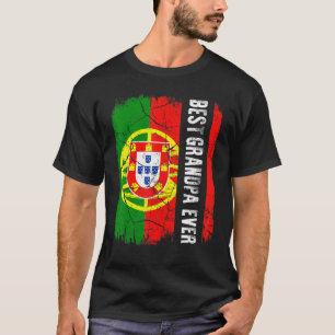 T-shirt Meilleur grand-père portugais jamais Portugal Drap