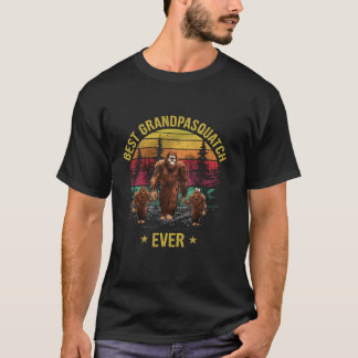 T-shirt Meilleur Grand-Père Squatch Jamais Drôle Bigfoot P