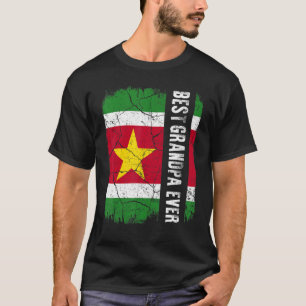 T-shirt Meilleur grand-père surinamais Jamais Suriname Dra