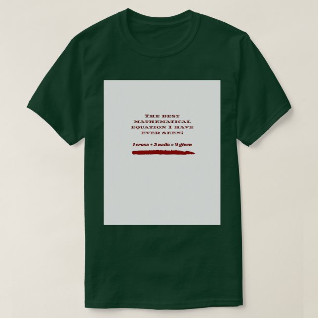 T-shirt Meilleur graphique d'équation mathématique (Design devant)