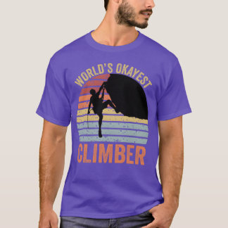 T-shirt Meilleur grimpeur du monde famille de grimpeurs de