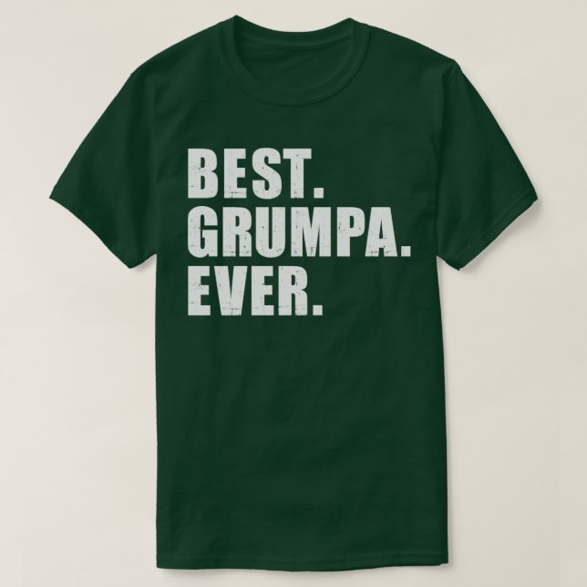 T-shirt Meilleur grumpa (Design devant)