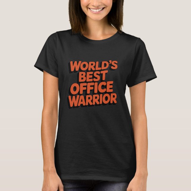 T-shirt Meilleur guerrier du monde (Devant)
