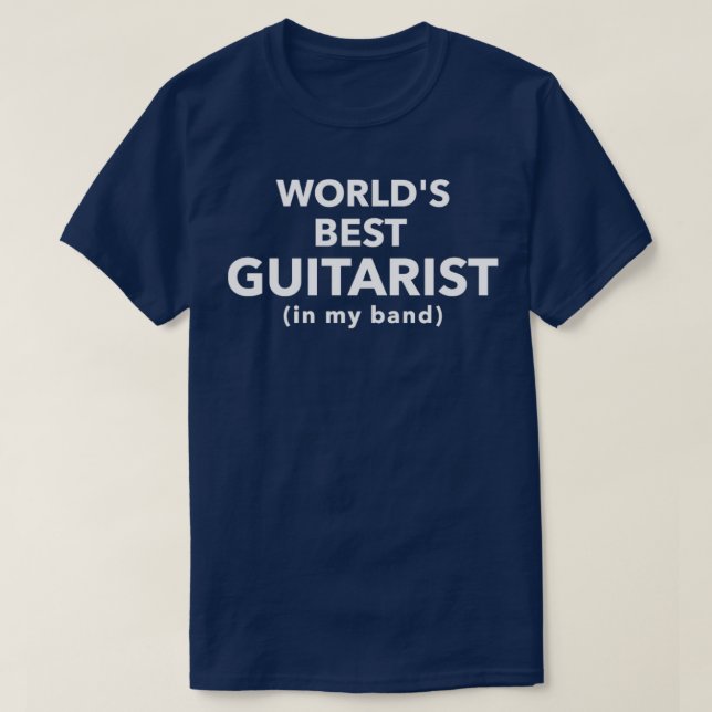 T-shirt Meilleur Guitariste Monde (Design devant)