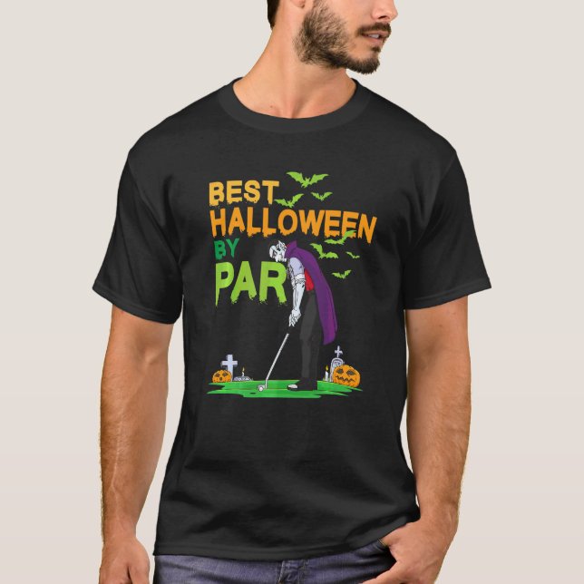 T-shirt Meilleur Halloween par Par Vampire Golf   (Devant)