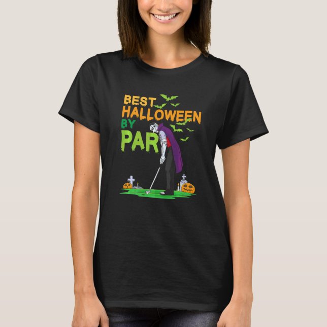 T-shirt Meilleur Halloween par Vampire de golf Par (Devant)