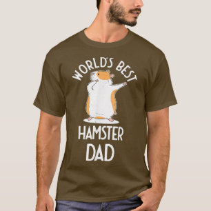 T-shirt Meilleur Hamster Papa Dabbing Dit Hammy Dab