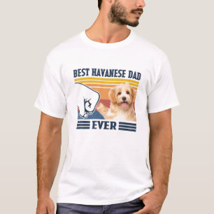 T-shirt Meilleur Havanais Papa Jamais Drôle Chien Amoureux