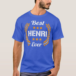 T-shirt Meilleur Henri Jamais Drôle Dire Prénom Henri Prem