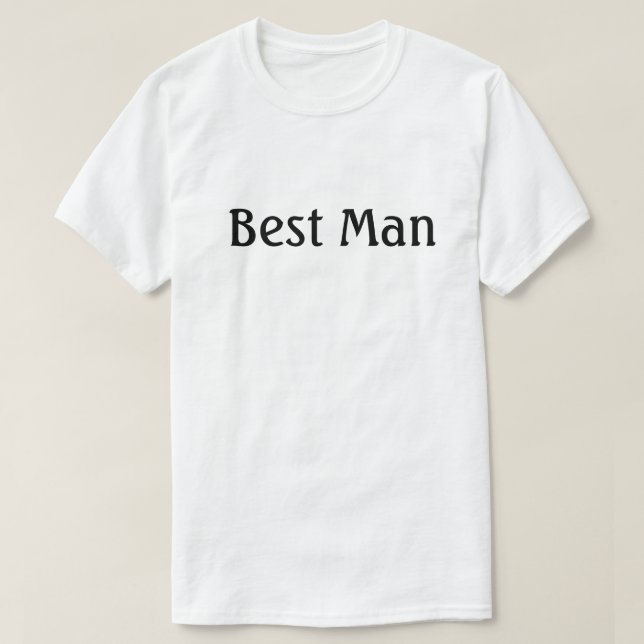 T-shirt Meilleur homme (Design devant)
