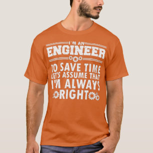 T-shirt Meilleur Ingénieur Art Pour Hommes Femmes Ingénier