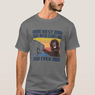 T-shirt Meilleur Irlandais Eau Espagnol Papa Jamais Vintag