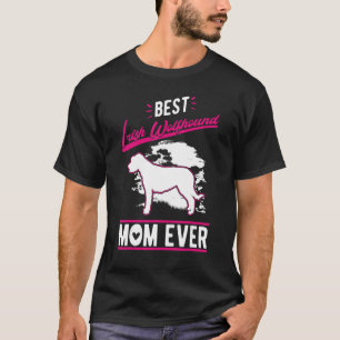 T-shirt Meilleur Irlandais Wolfhound Maman Ever Irlandais